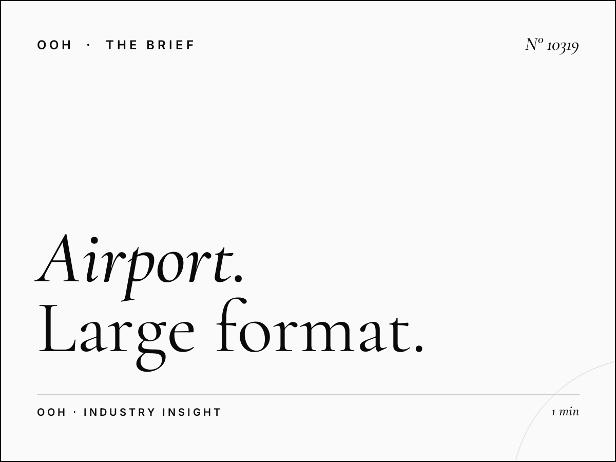 Airport Road Hoarding Size: Large Format Specifications