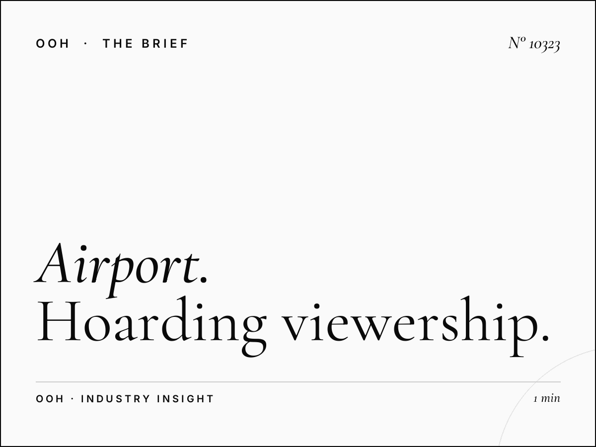 Airport Road Traffic: Hoarding Viewership Statistics Abu Dhabi