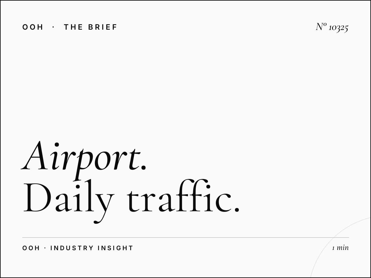 Airport Road Hoarding Reach: Daily Traffic Impressions Abu Dhabi