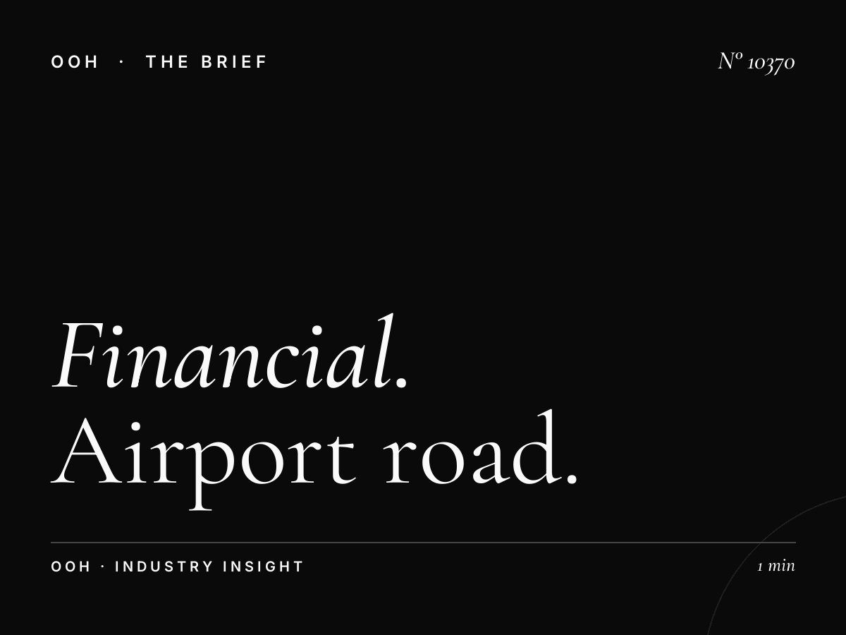 Financial Services Hoarding: Airport Road Banking