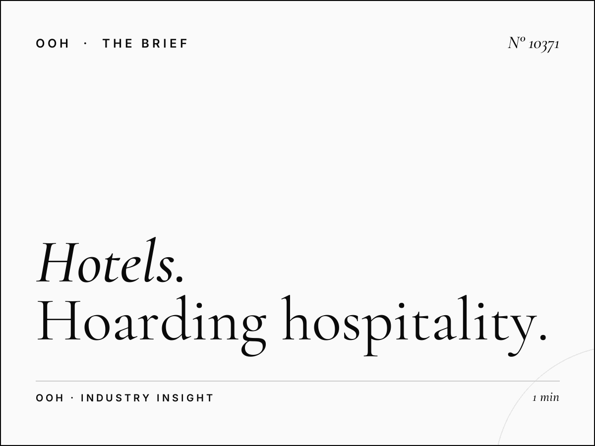 Hotels Airport Road: Hoarding Hospitality Marketing