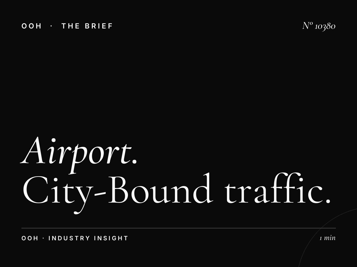 Airport Road Abu Dhabi Bound: City-Bound Traffic Billboard