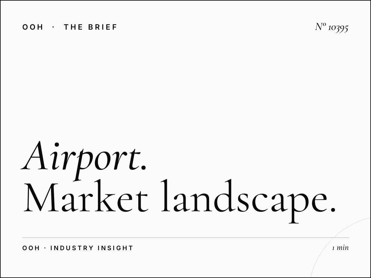 Airport Road Hoarding Competition: Market Landscape