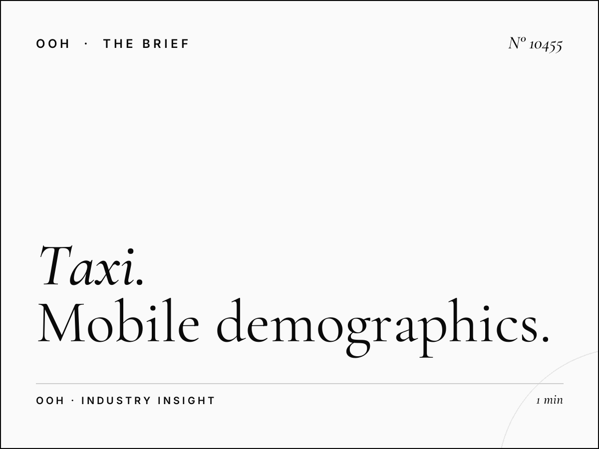 Taxi Wrap Audience Dubai: Mobile Demographics