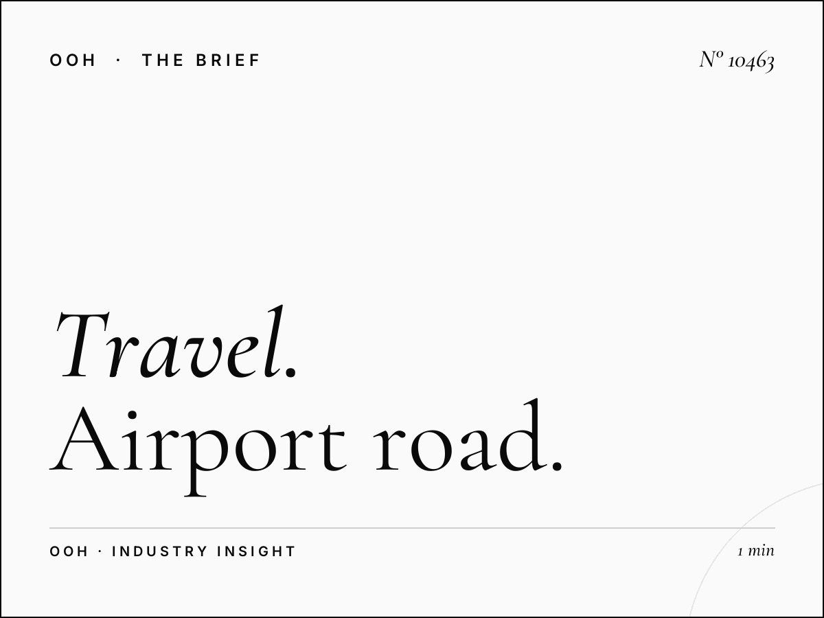 Travel Market: Airport Road Hoarding Tourism Strategy