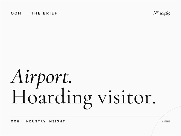 Airport Road Tourist Traffic: Hoarding Visitor Targeting