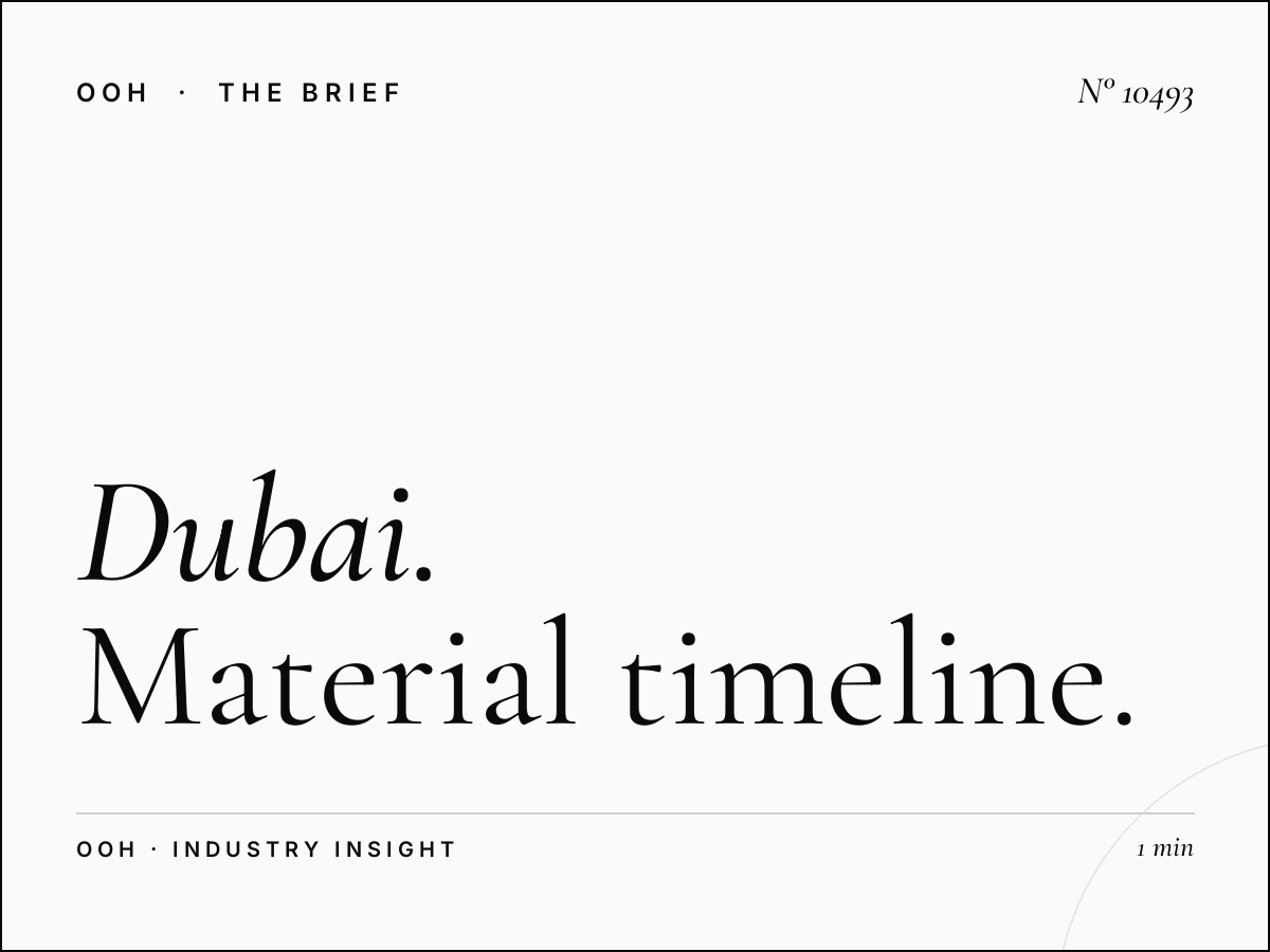 Dubai Taxi Wrap Production: Material Timeline