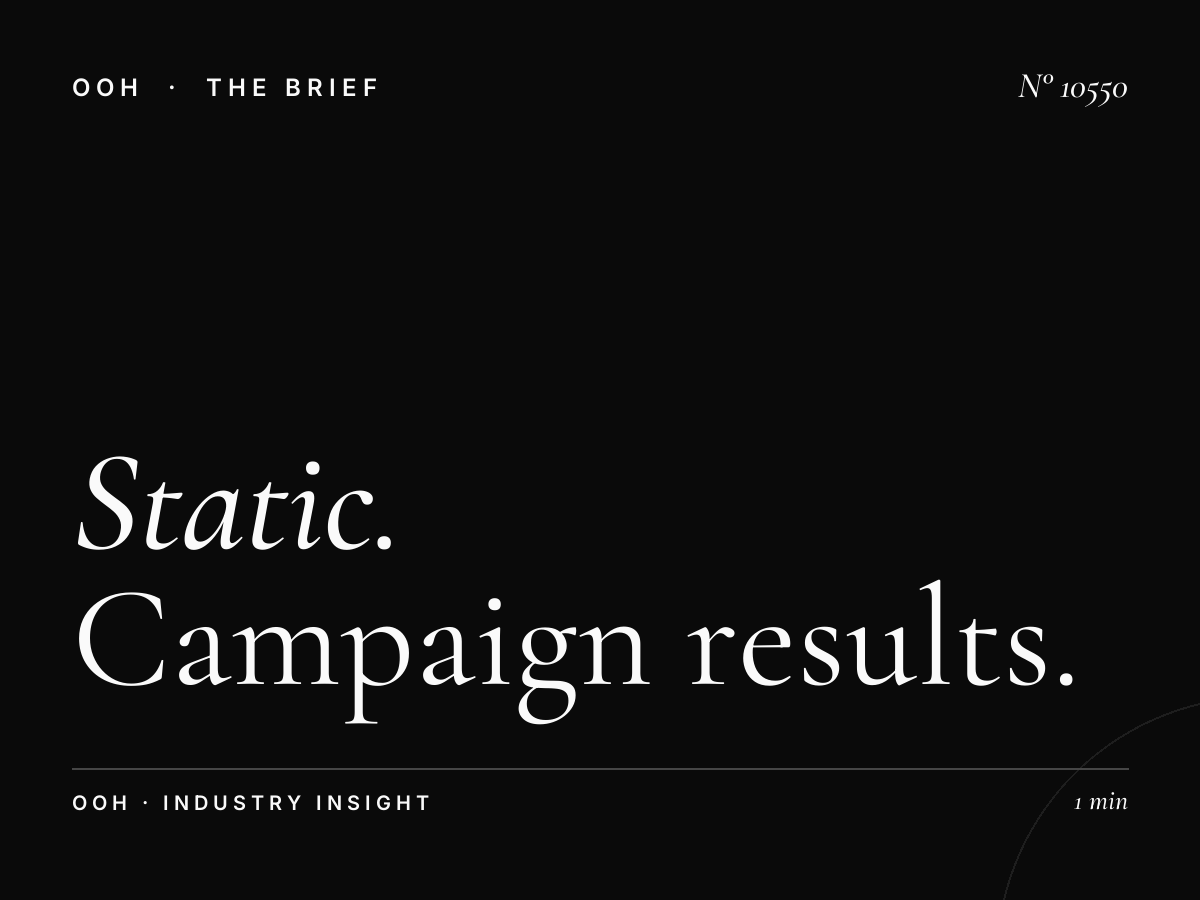 Static MUPI Effectiveness Dubai: Campaign Results