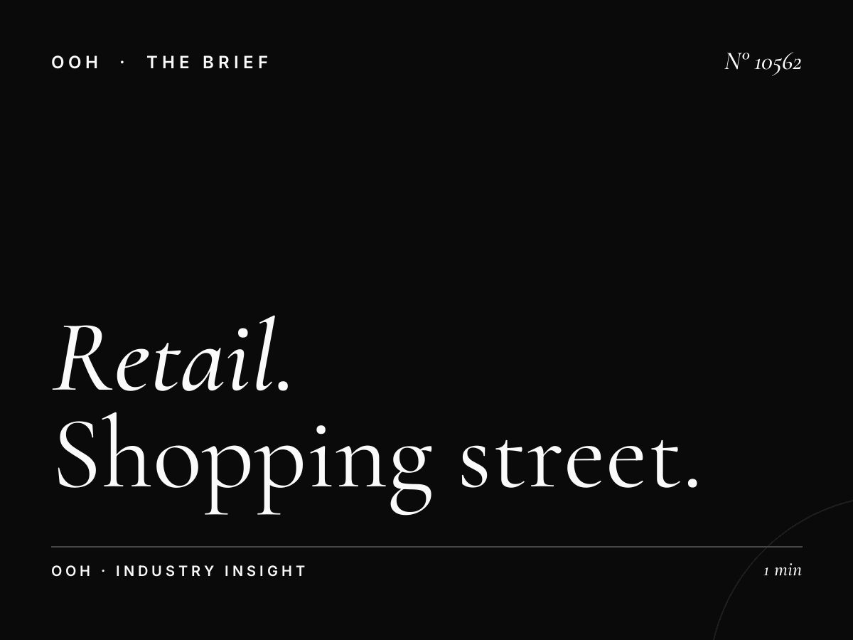 Retail Brands Dubai MUPIs: Shopping Street Advertising