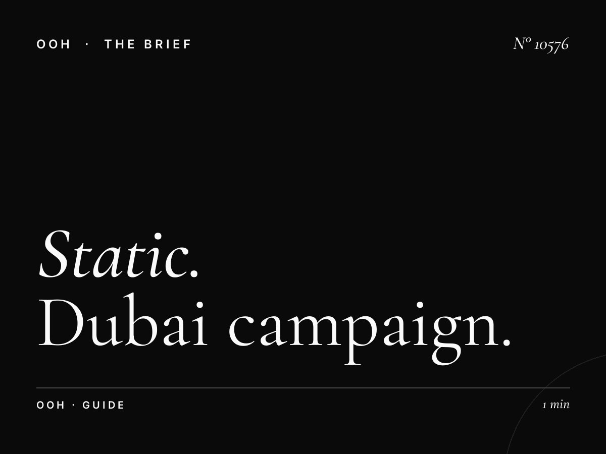 Static MUPI Advertising Strategy: Dubai Campaign Guide