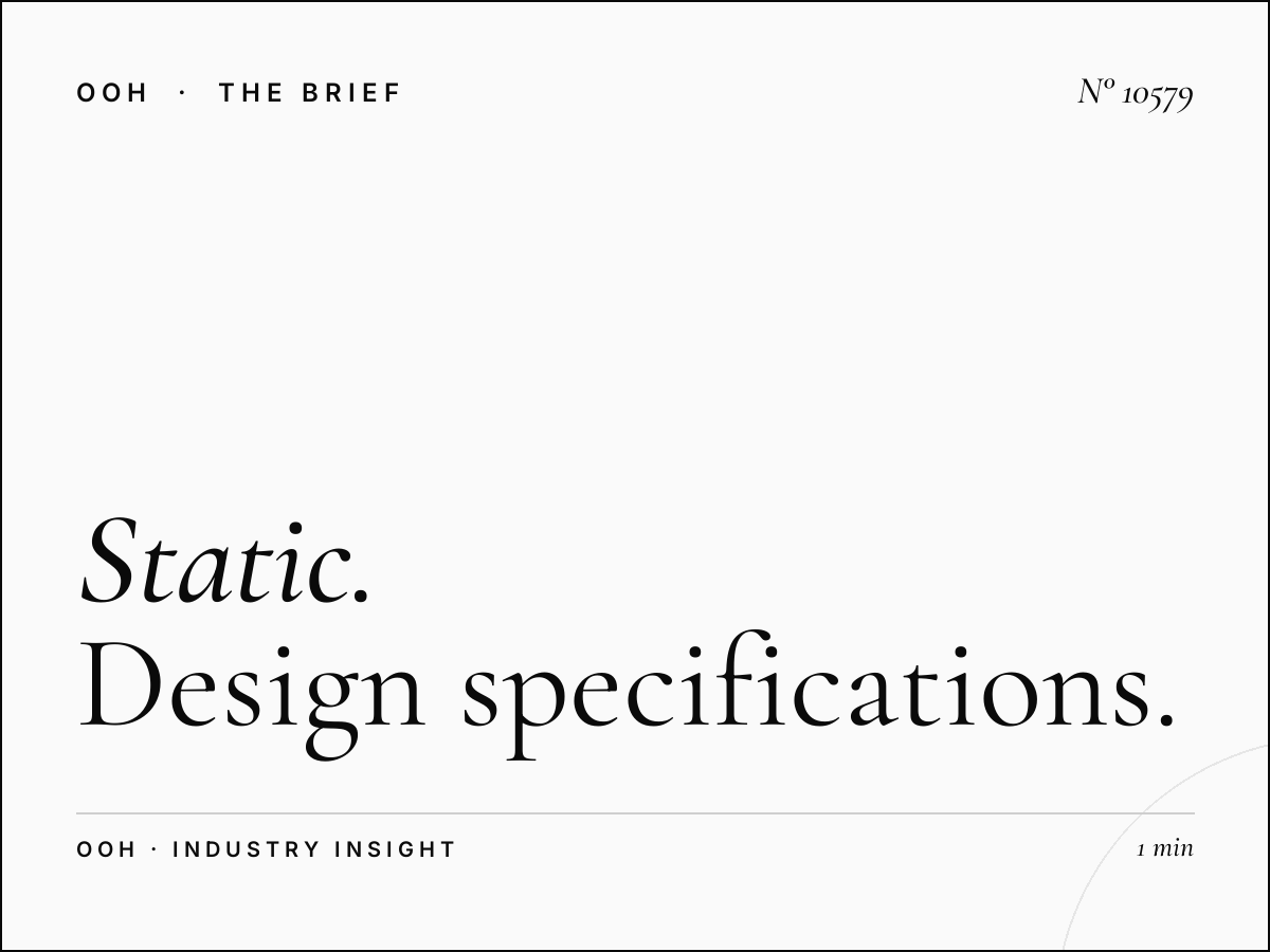 Static MUPI Creative Dubai: Design Specifications