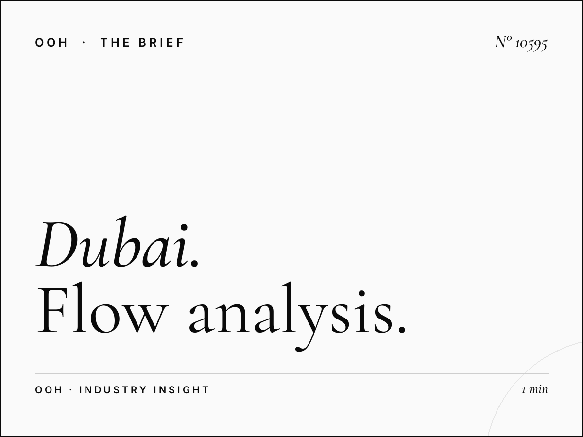 Dubai Static MUPIs Traffic: Flow Analysis