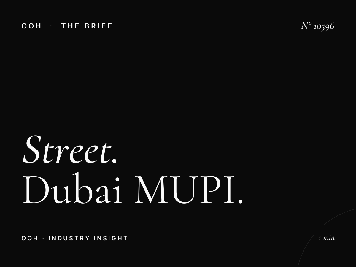 Street Advertising Cases: Dubai MUPI Results