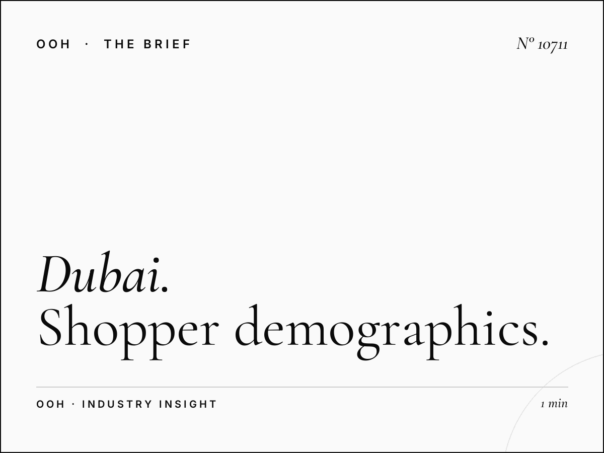 Dubai Mall Digital Dominance: Shopper Demographics