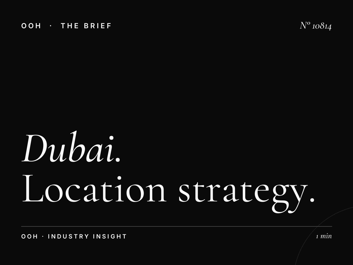 Dubai City MUPI Street Network: Location Strategy