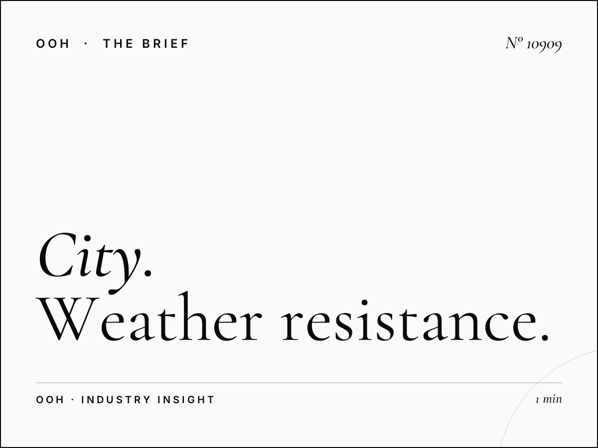 City MUPI Durability Dubai: Weather Resistance