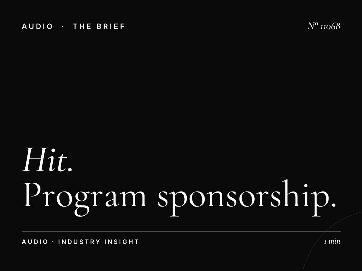 Hit Radio Sponsorship: Program Sponsorship Opportunities