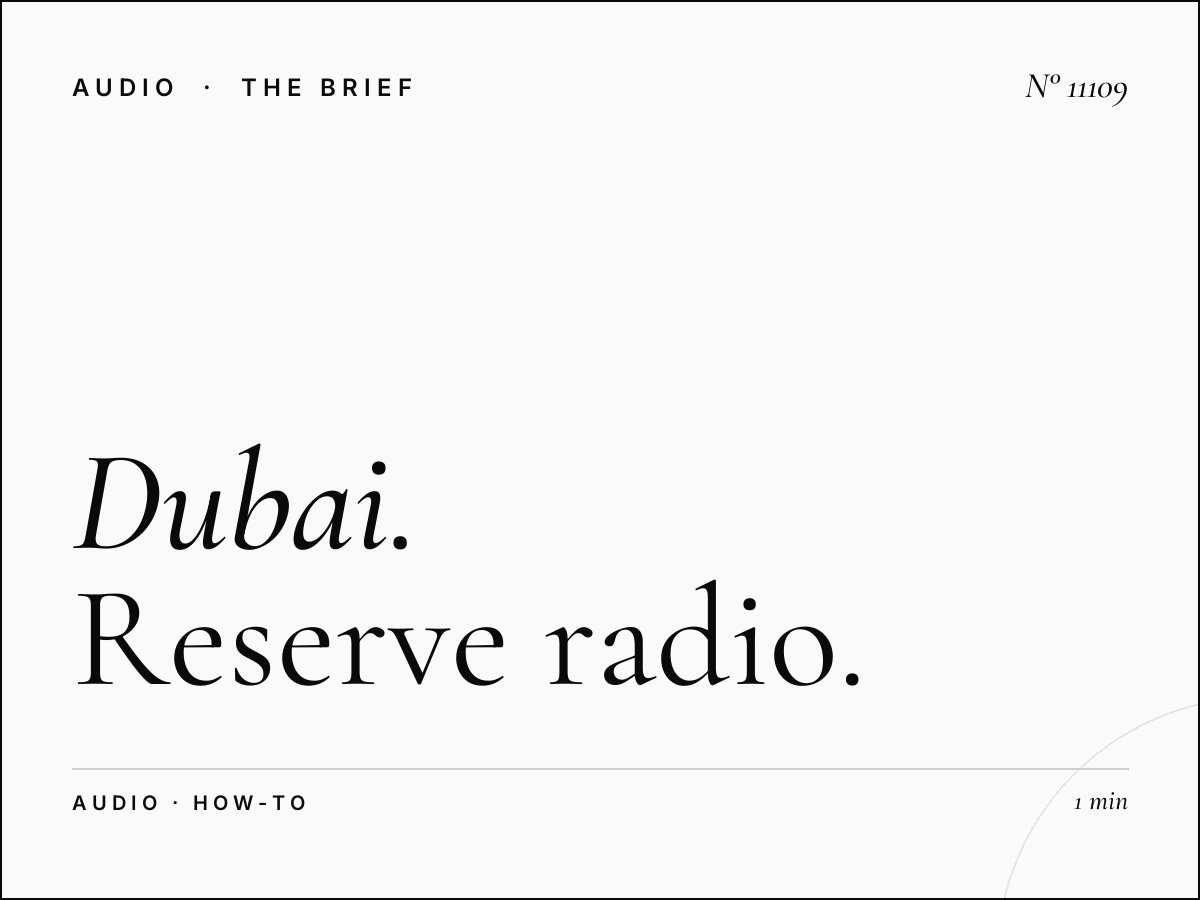 Dubai 92 Booking: How to Reserve Radio Advertising