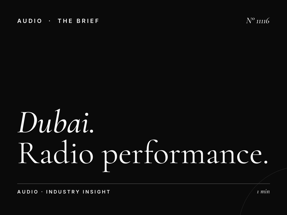 Dubai 92 ROI: Radio Performance Measurement