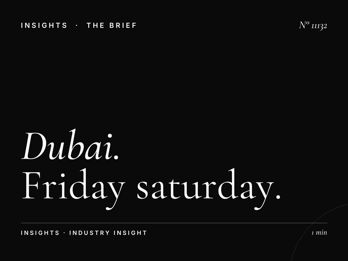 Dubai 92 Weekend: Friday Saturday Programming