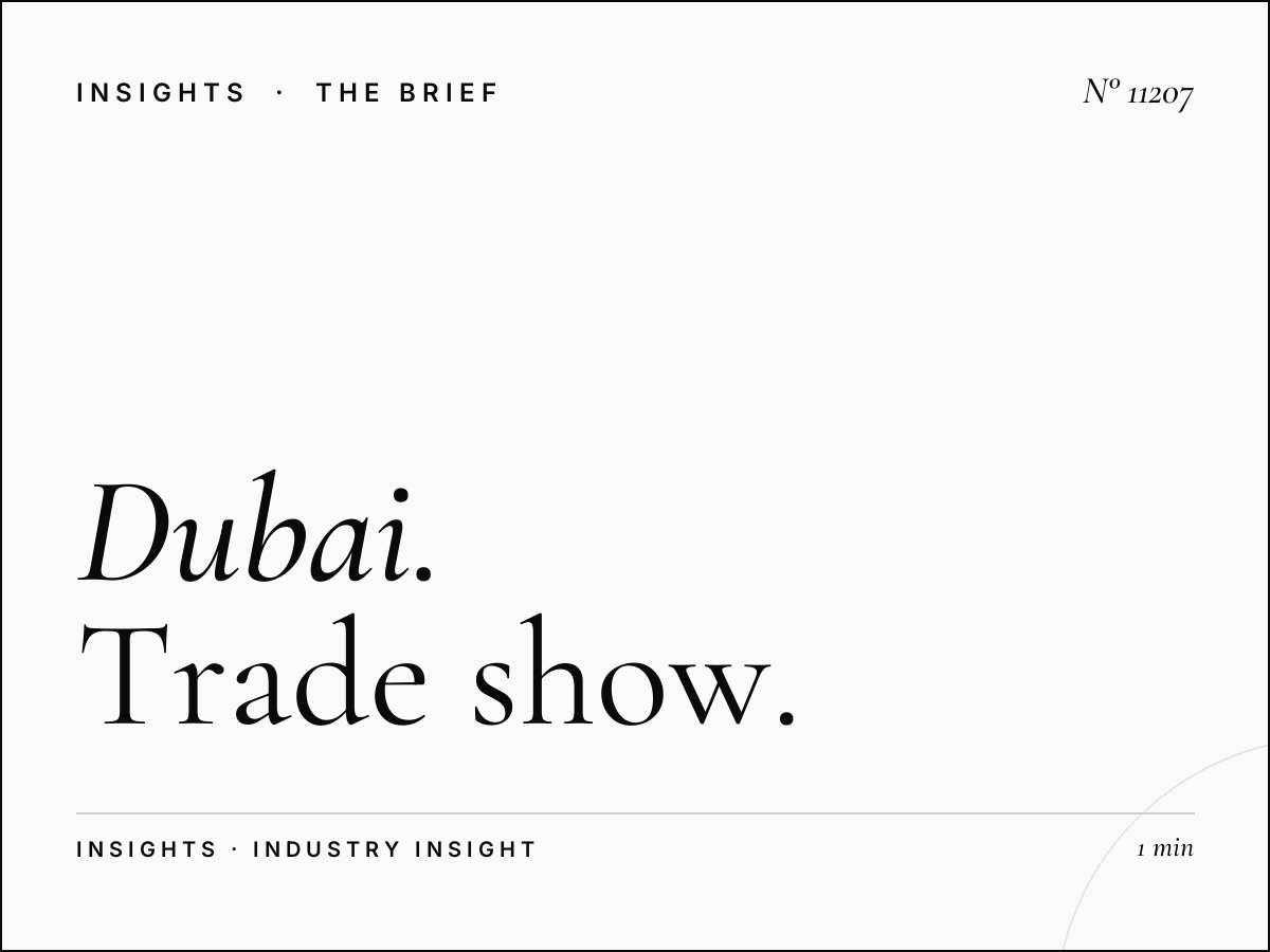 Dubai 92 Exhibition Marketing: Trade Show Campaign