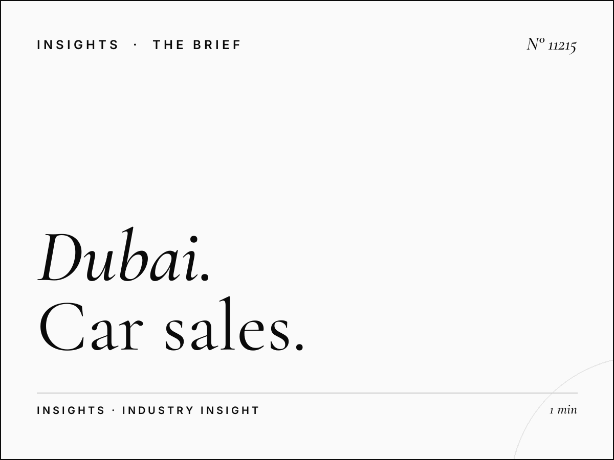 Dubai 92 Automotive Dealers: Car Sales Advertising