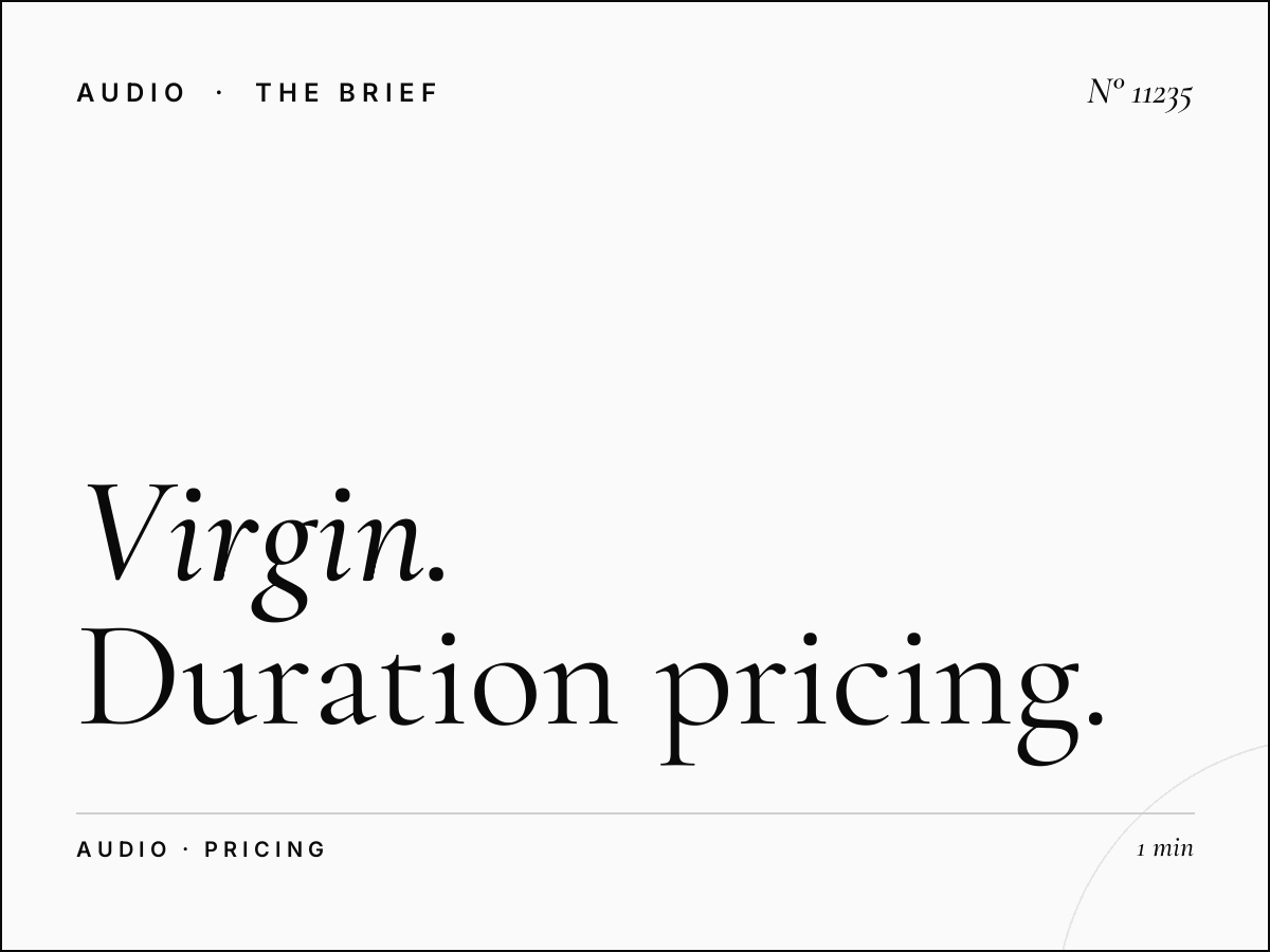 Virgin Radio Dubai Monthly Rates: Duration Pricing Structure