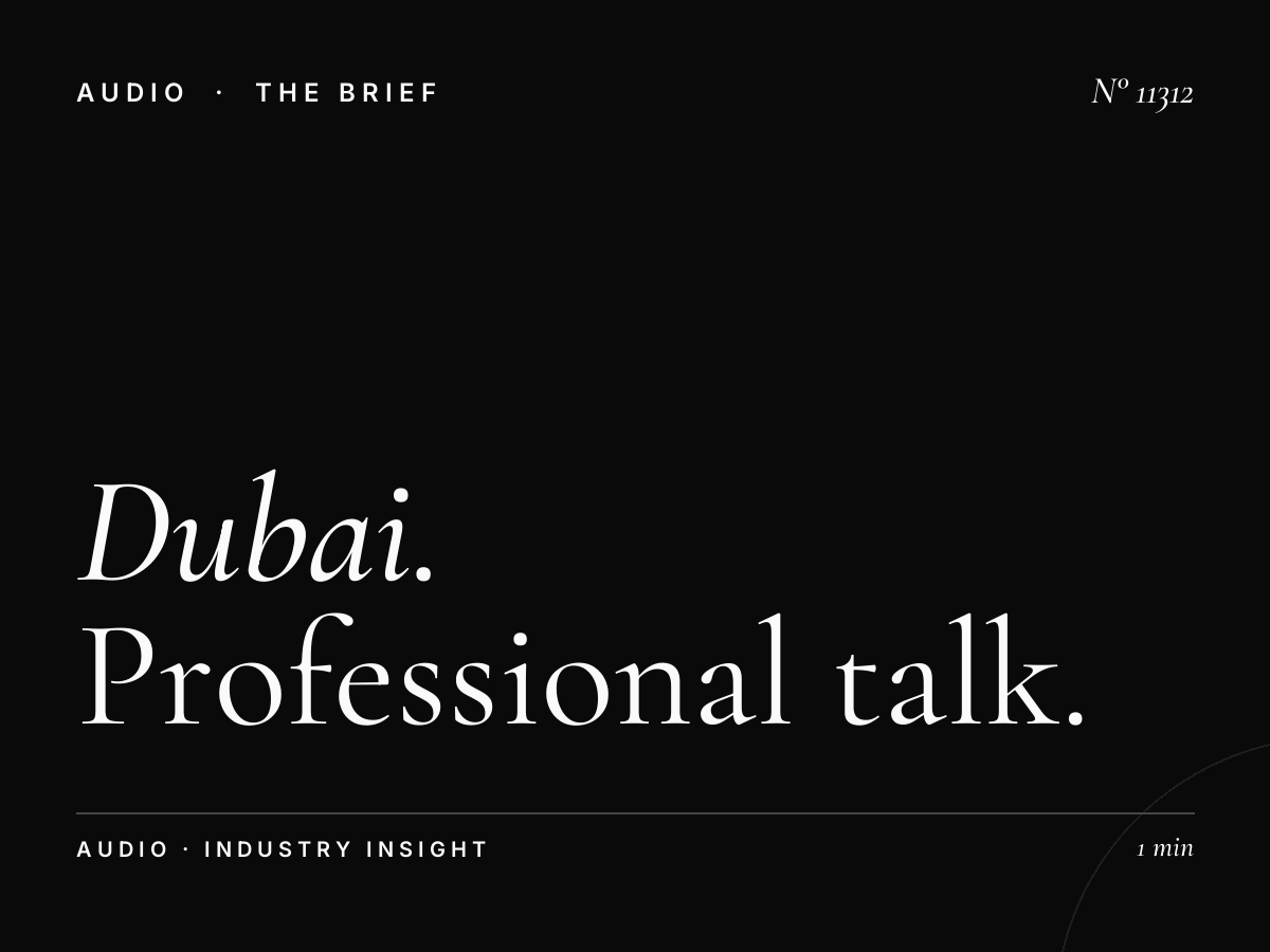 Dubai Eye Demographics: Professional Talk Radio Market