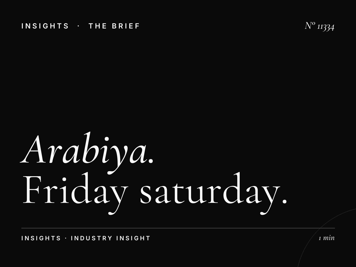 Al Arabiya Weekend: Friday Saturday Arabic Programming