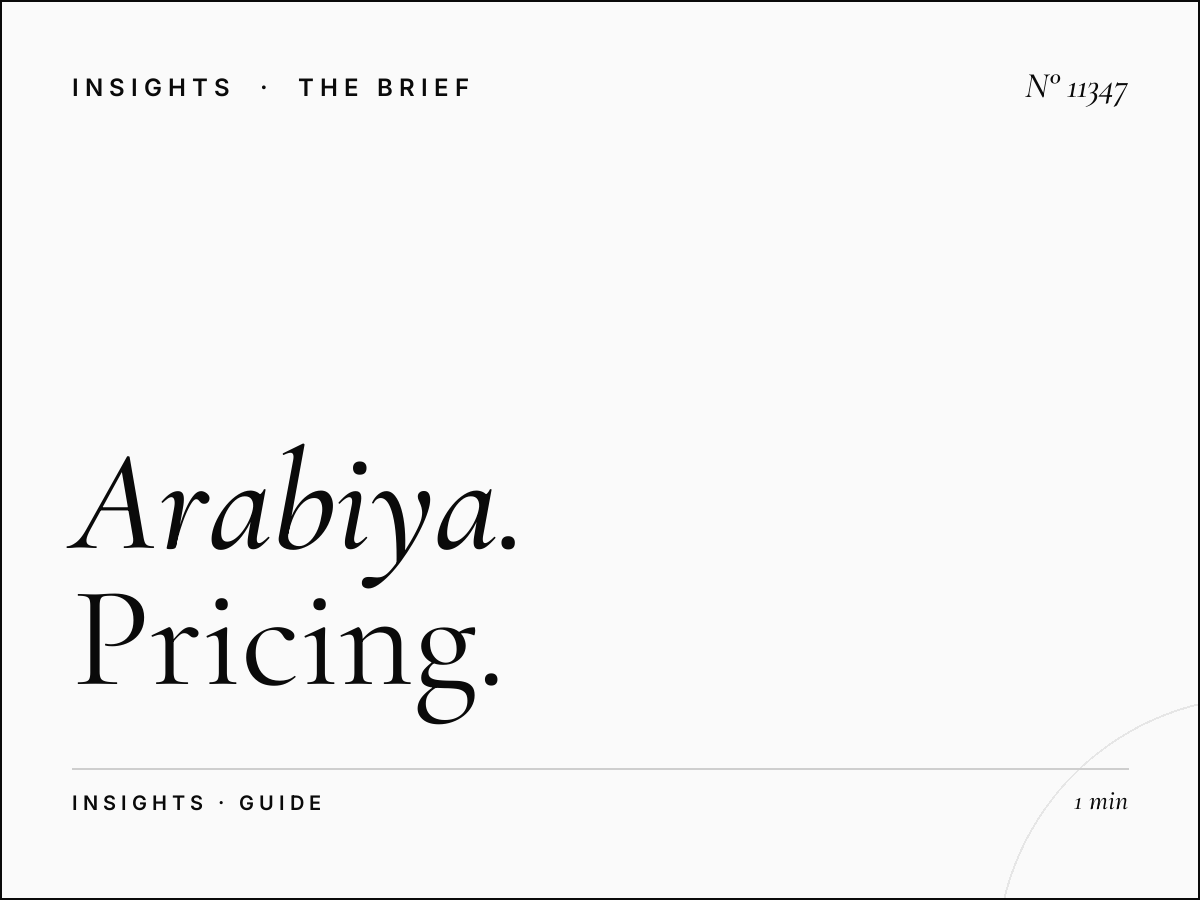 Al Arabiya 99 Cost: Complete Pricing Guide 2025