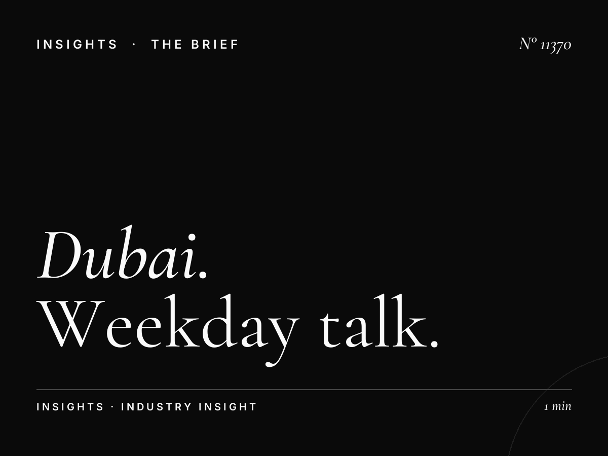 Dubai Eye Weekday Focus: Weekday Talk Programming