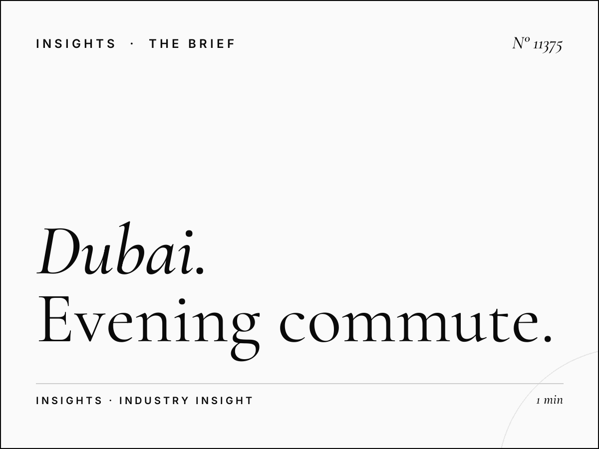 Dubai Eye Evening Drive: Evening Commute Talk Programming