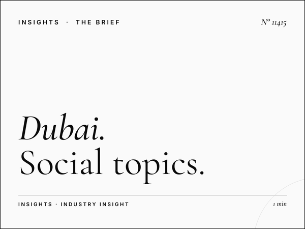 Dubai Eye Social Issues: Social Topics Talk Programming