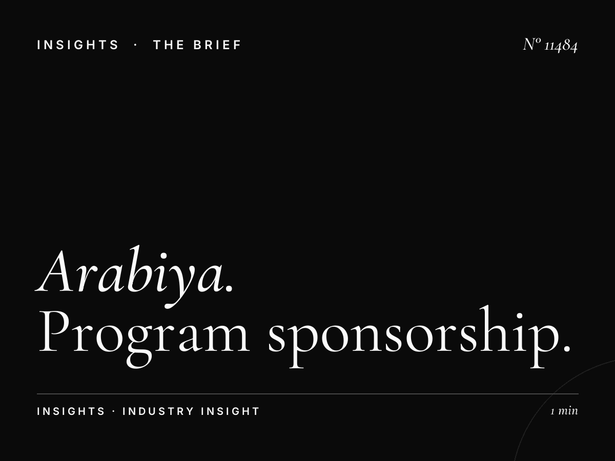Al Arabiya Sponsorship: Program Sponsorship Opportunities