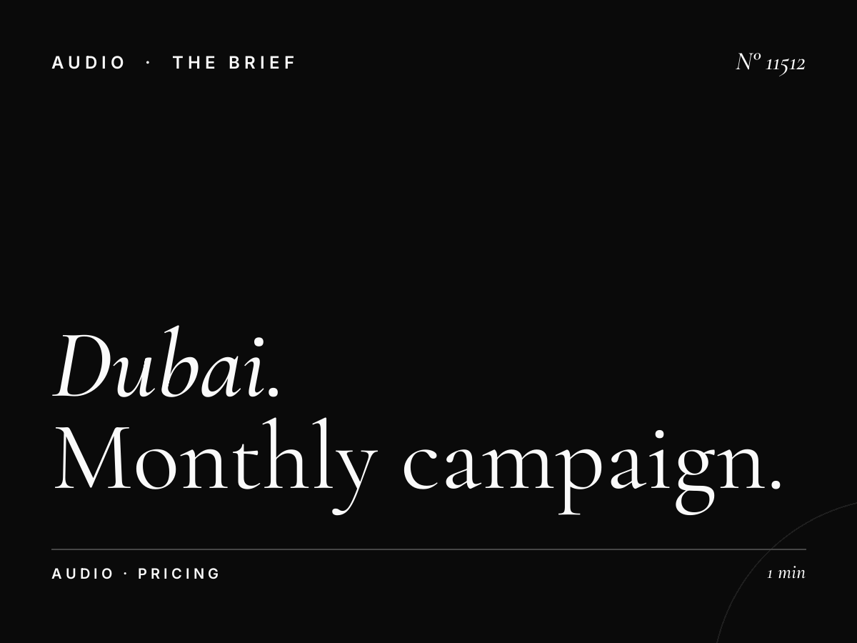 Dubai FM Advertising Rates: Monthly Campaign Pricing