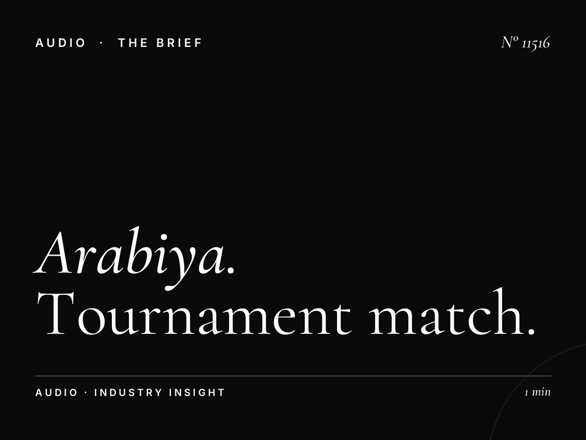 Al Arabiya 99 Sports Events: Tournament Match Arabic Broadcasting Reaches Premium MENA Audiences