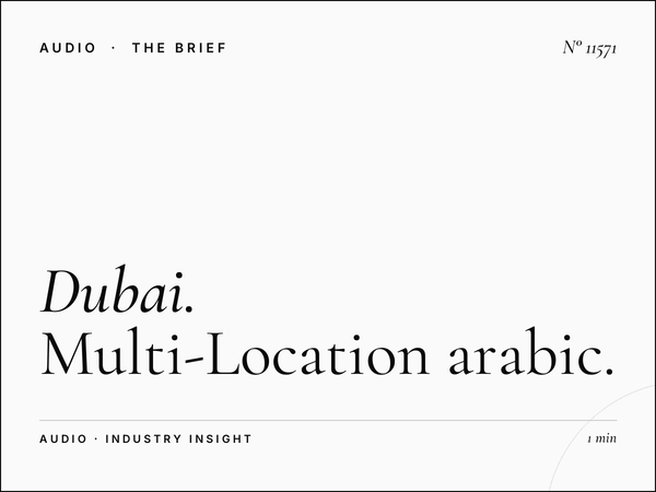 Dubai FM Retail Chains: Multi-Location Arabic Advertising
