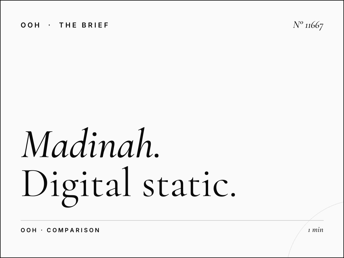 Madinah Digital MUPIs vs Static: Digital Static Comparison