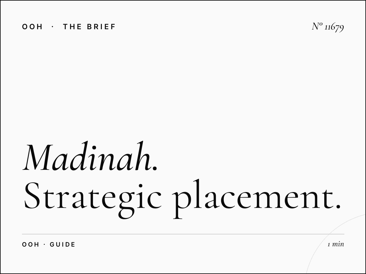 Madinah Digital MUPIs Locations: Strategic Placement Guide