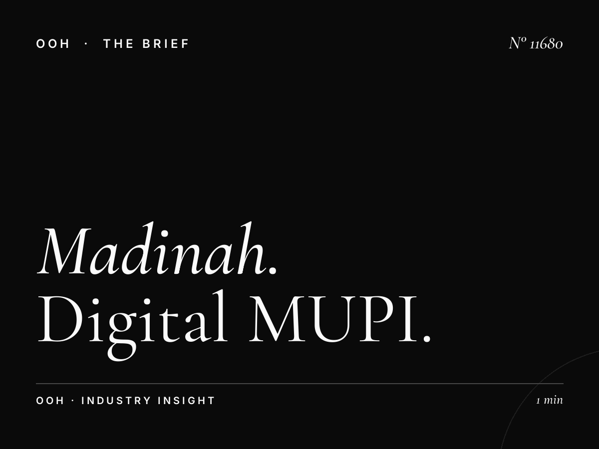 Madinah Foot Traffic: Digital MUPI Viewership Statistics