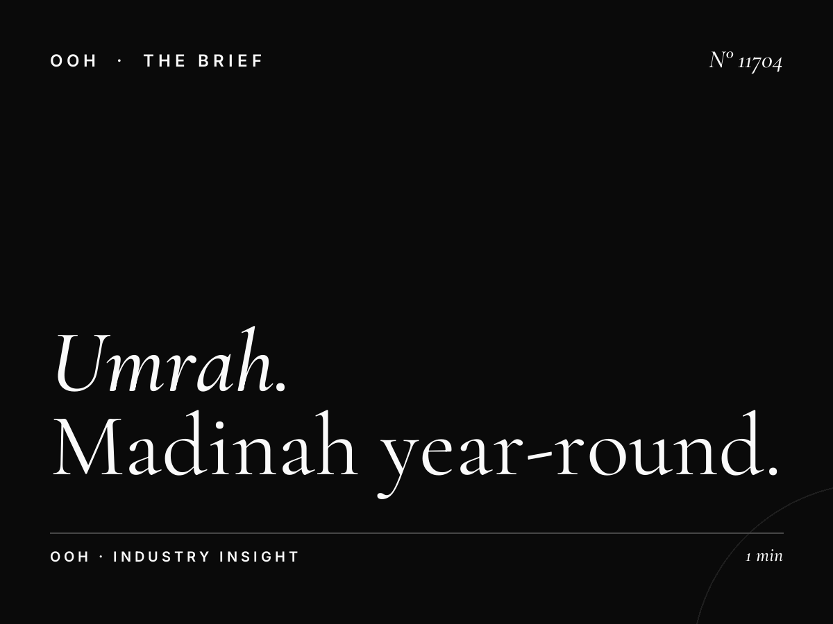 Umrah Season Digital MUPIs: Madinah Year-Round Pilgrimage