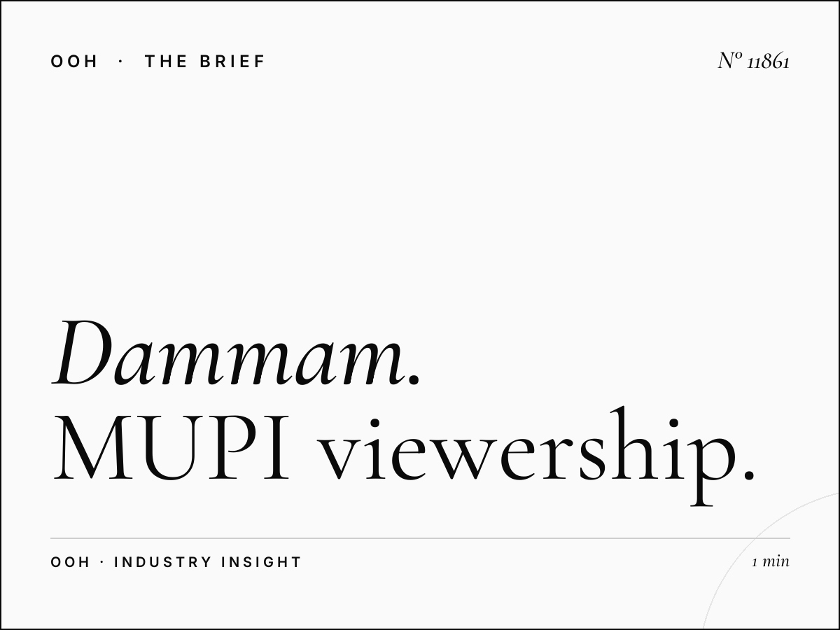 Dammam Khobar Digital Traffic: MUPI Viewership Statistics