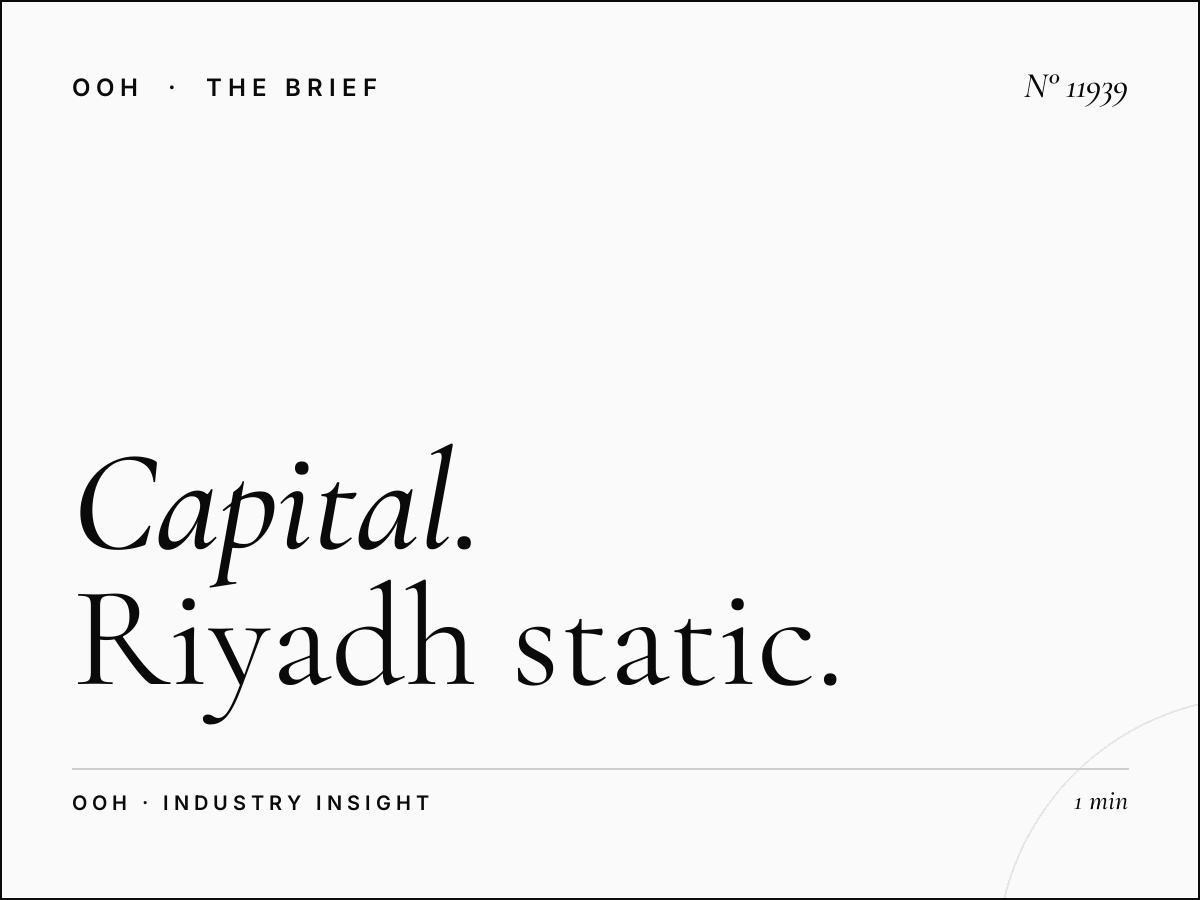 Capital City Visibility: Riyadh Static MUPI Effectiveness