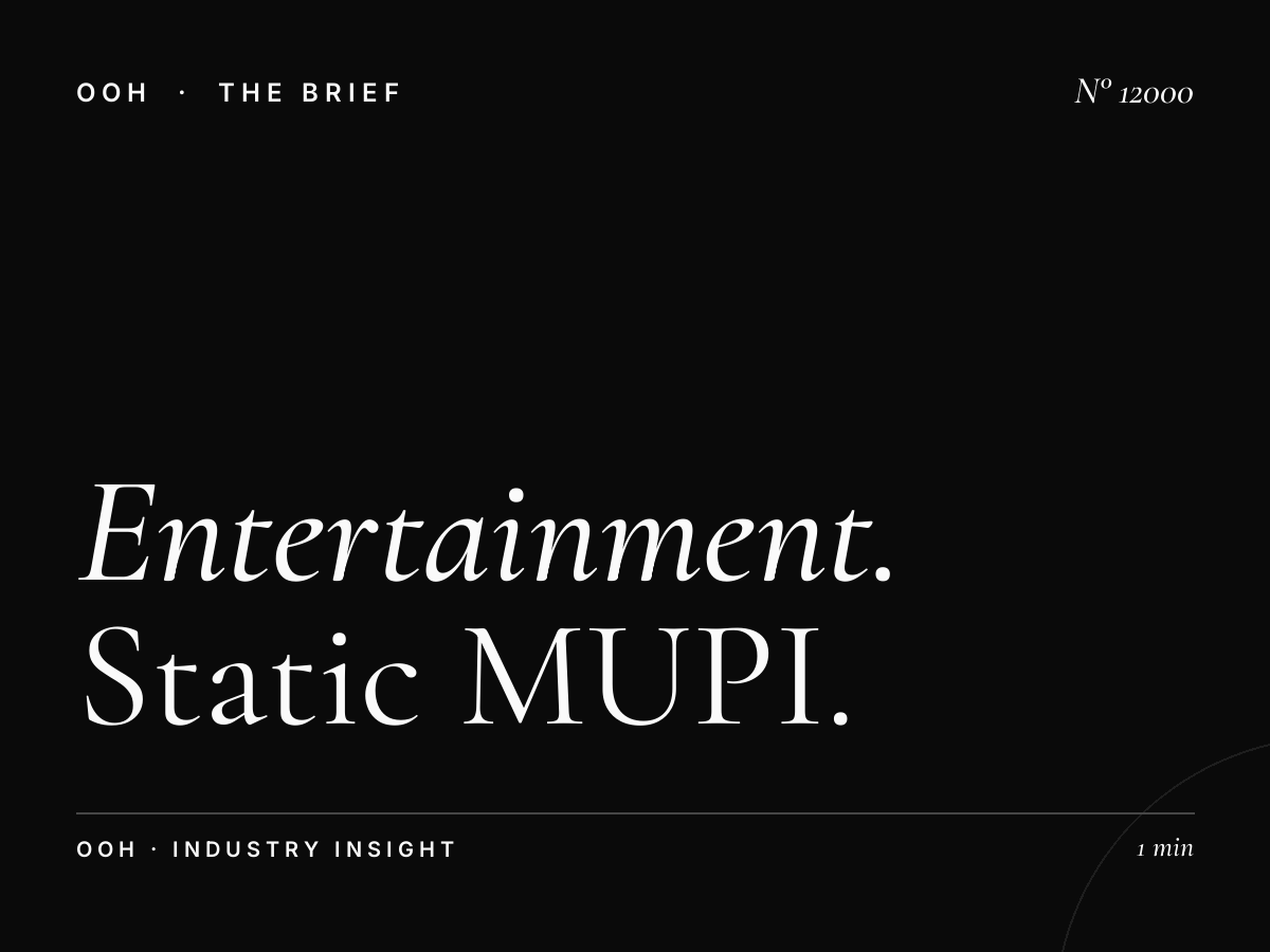 Entertainment Riyadh: Static MUPI Events Street