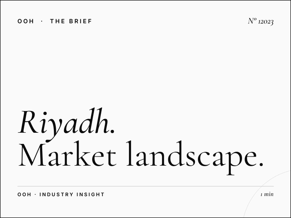 Riyadh Static MUPIs Competition: Market Landscape