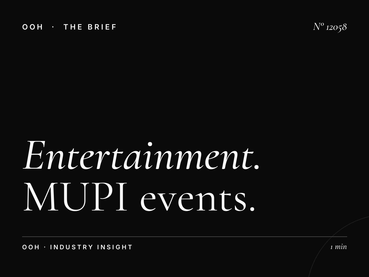 Entertainment Riyadh Digital: MUPI Events Street Advertising Transforms Urban Marketing
