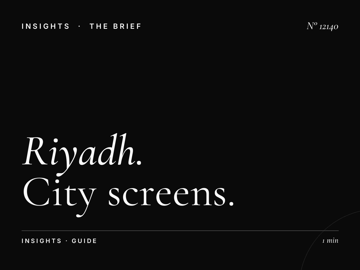 Riyadh Boulevard Digital Cost: City Screens Budget Guide