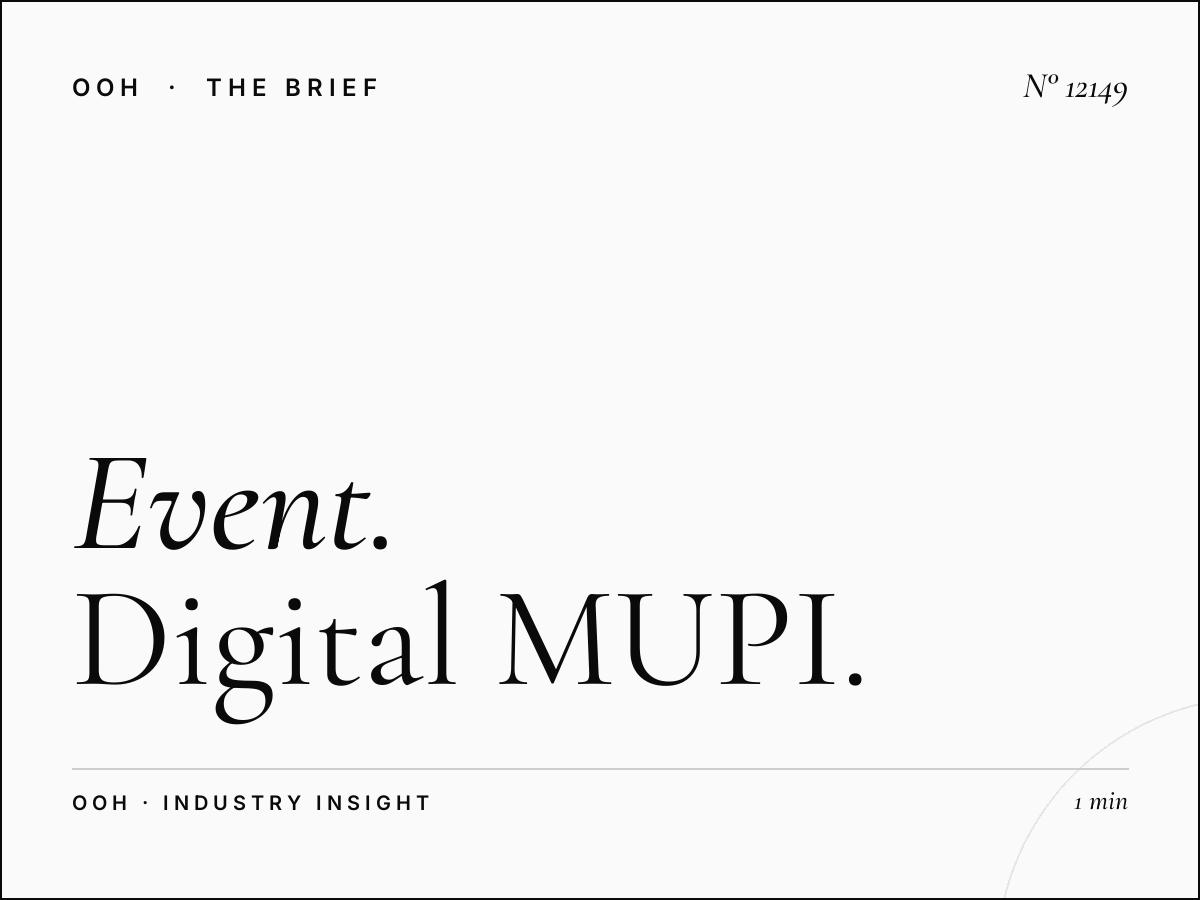 Event Advertising Riyadh: Digital MUPI Promotion