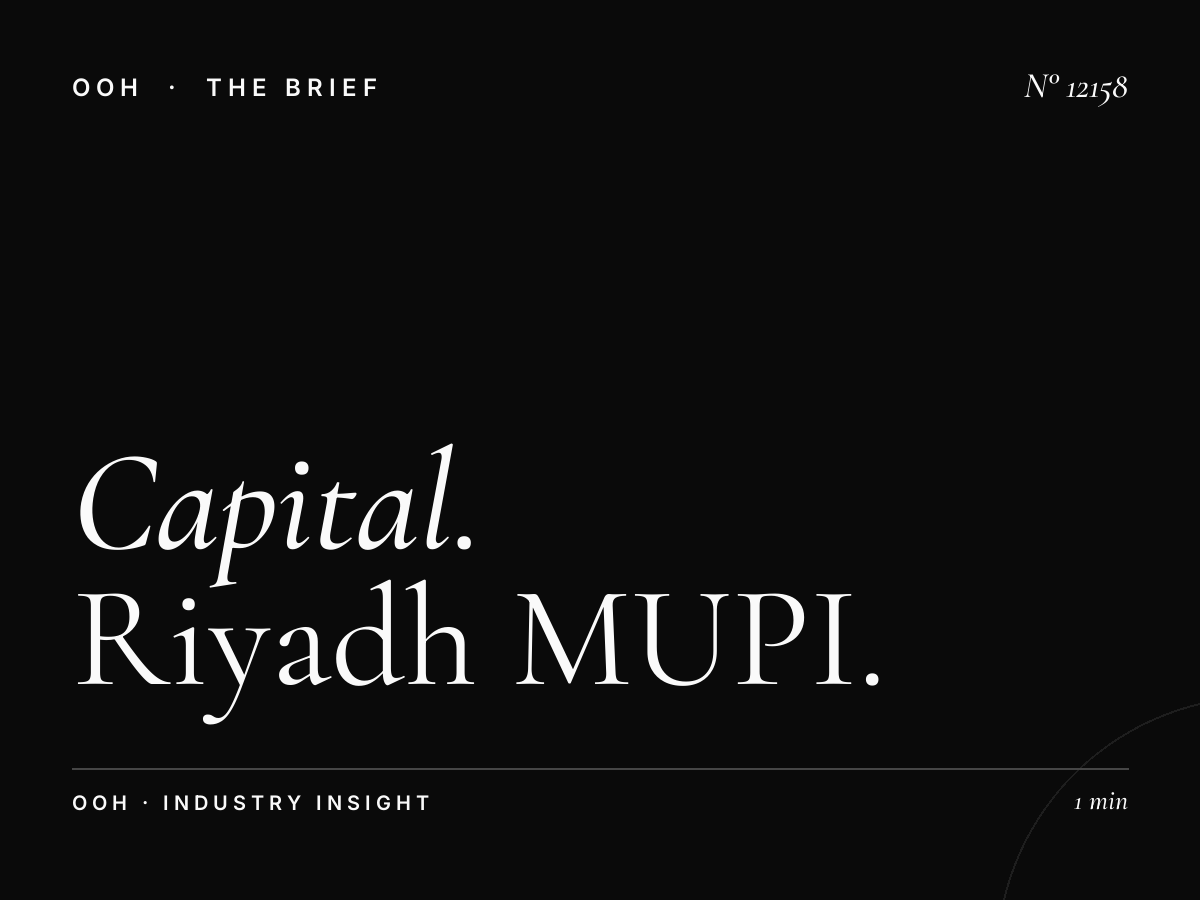 Capital City Dayparting: Riyadh MUPI Scheduling