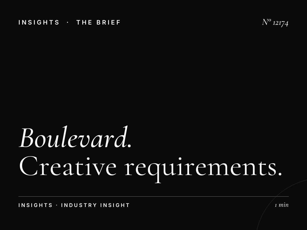 Boulevard Screens Content Riyadh: Creative Requirements